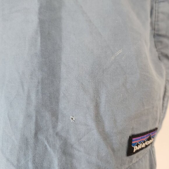 Patagonia Men's Lightweight All-Wear Hemp Shorts Blue Casual Chinos Size 34 - Picture 7 of 8